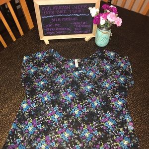 Xhilaration Sheer Crop Tee